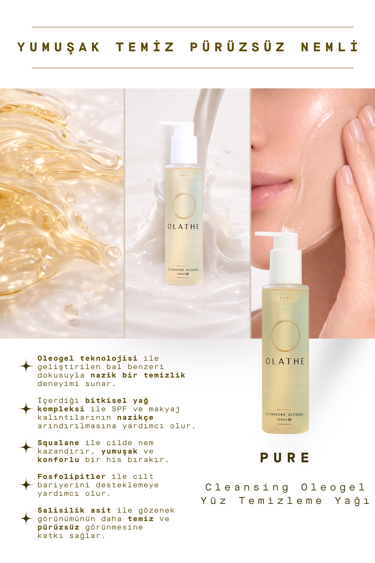 Olathe Pure Cleansing Oleogel - Görsel 3